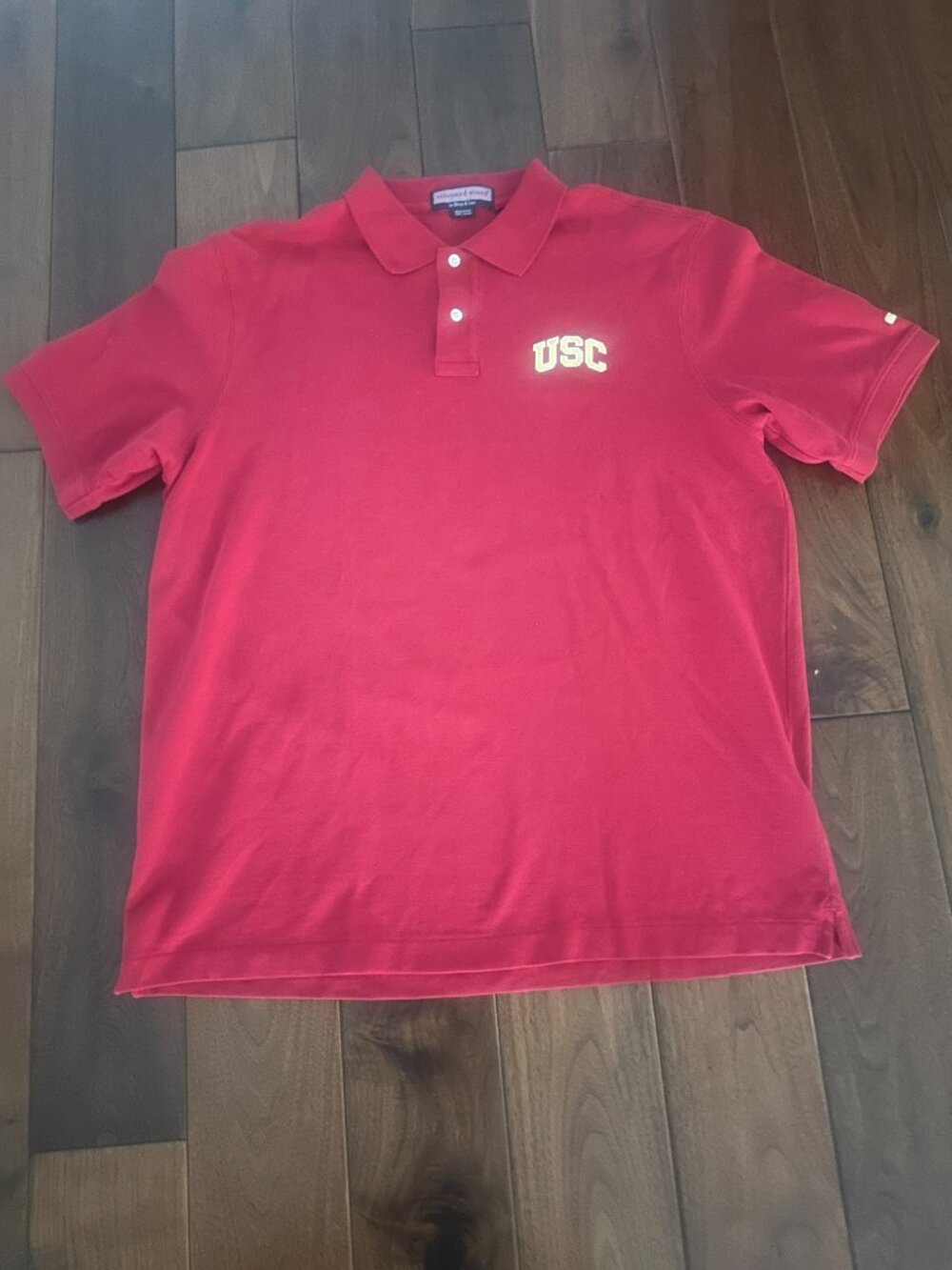 Vineyard Vines USC Trojans Men’s Polo Shirt Red Size Large L